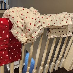 Potterybarn bedding, duvet cover, fitted sheet, flat sheet and pillowcase